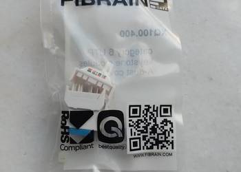 Gniazdo Keystone RJ45 kat.5e XE100.400 FIBRAIN