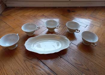 Stara porcelana - filiżanki + salaterka KPM
