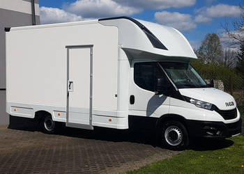 Iveco Daily KONTENER NISKOPODŁOGOWY 4,43x2,23x2,42 SKLEP BAR FOODTRUCK KAM…