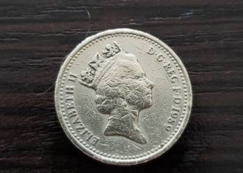 One Pound Elisabeth II 1989