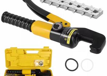 Zaciskarka Hydrauliczna Sześciokątna – 4–70 mm² | Siła 8 ton | 8 końcówek…