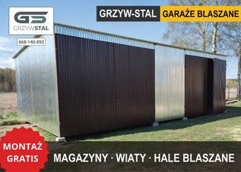 Garaż Blaszany Ocynkowany /Hala /Wiata /Magazyn /Schowek – GRZYWSTAL