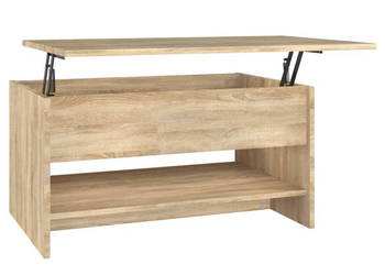 Stolik kawowy dąb sonoma 80x50x40 cm materiał drewnopochodny WM-809659