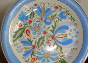 Lubiana wzór kaszubski, talerz PRL