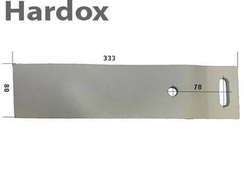 Listwa tylna odkładni HARDOX 3475288/P ST3R do pługa LEMKEN