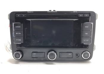 RADIO SKODA SUPERB II 3T0035191B 09-15 ODTWARZACZ MULTIMEDIA, STEREO