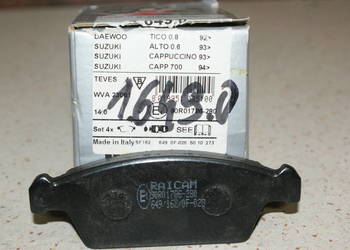 RAICAM 1.649.0  KLOCKI HAMULC. DAEWOO TICO 95-00
