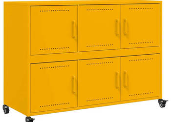 Szafka musztardowa 1005x39x72 cm stal WM-846743