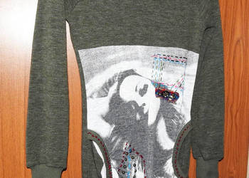Długi damski sweter - M