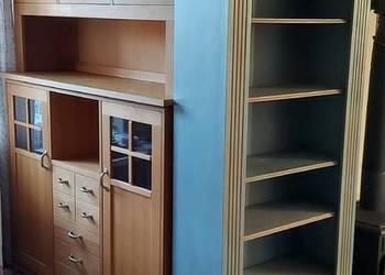 Regał biblioteczka na książki retro vintage styl klasyczny