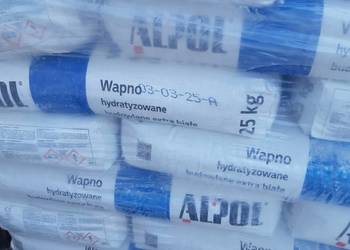 Wapno hydratyzowane w workach a 25kg
