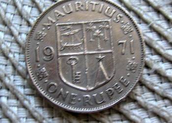 Mauritius Brytyjski 1 Rupia 1971r