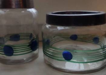 Piękny zestaw Art Noveau Poschinger Glass