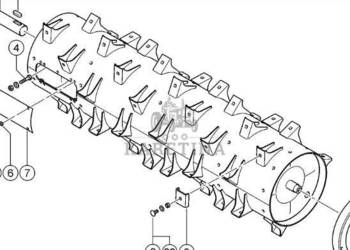 Claas Lexion 740 750 760 Bęben 0005080641 00 0508 064 1