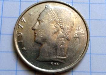 1 FRANK 1977 ROK - BELGIA ( BELGIQUE )
