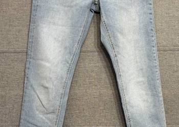 Dziewczęce niebieskie spodnie jeans ZARA rozmiar 164