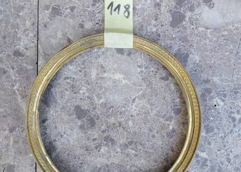 118 Mosiężna ramka tarczy starego zegara 153mm