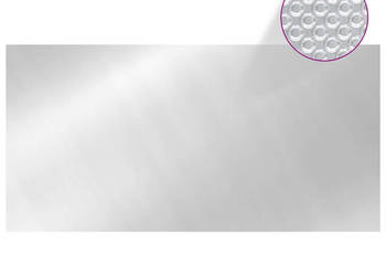 Folia na basen srebrna 549x274 cm PE WM-93095