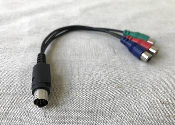 Kabel, Przewód Mini DIN 7 PIN / 3x RCA (cinch), AsLink