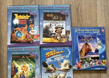 Kolekcja filmów, książek, bajek dla dzieci. Nowe DVD Asterix, Hugo, Dinoza