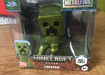 Minecraft, kolekcjonerska metalowa figurka Creeper. Nowa. Polecam :-)