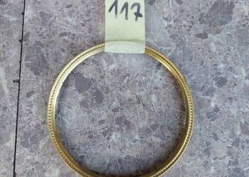 117 Mosiężna ramka środka tarczy starego zegara 89mm