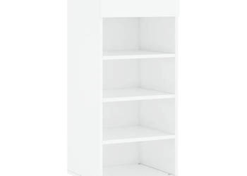 Szafka na buty wysoki połysk biała 40x36x105 cm WM-831462