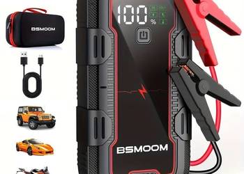 Rozrusznik samochodowy 12 V 7000 A — Power Bank 26800 mAh z LED i LCD, do b