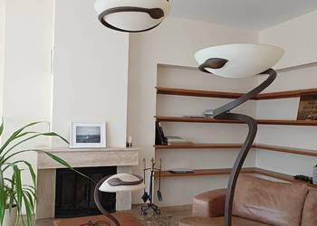 Komplet 3 pięknych włoskich lamp Enzo Ciampalini