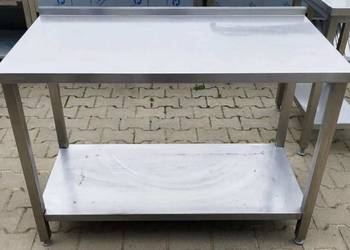 Stół Gastro z Półką - 120/60/85 cm - S 1165.O