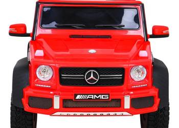 Auto na akumulator Mercedes G63 4x35W 12V czerwone