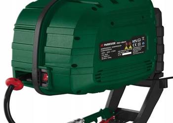 Kompresor PARKSIDE PKS 1100 A1 z automatycznym bębnem do nawijania węża