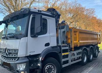 Wywrotka 4 osiowa 8x4 z dzwigiem Bordmatic Mercedes