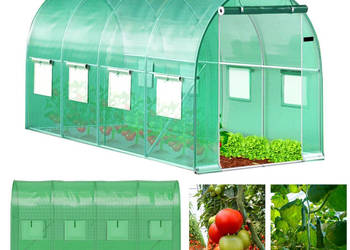 Tunel foliowy ogrodowy 4x2x2 m