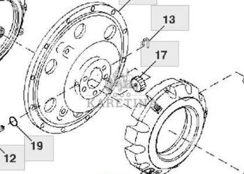 John Deere 7610 7710 7810 Piasta Odważnik R310110 R124162 R167153 R111011