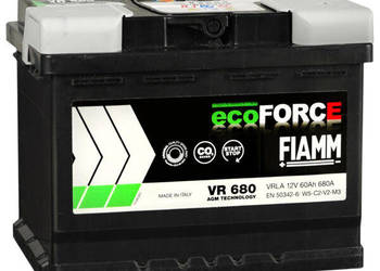 Akumulator 60AH Fiamm ECOFORCE AGM DARMOWY DOWÓZ Chopina 1 696x685x321