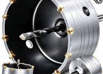 OTWORNICA MURU BETONU WIDIOWA FREZ KORONKA WIERTŁO KORONOWE 100mm SDS+ PLUS