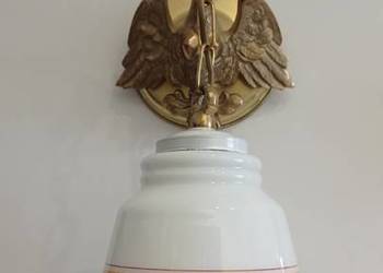 Stare mosiężne kinkiety