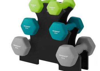 Hantle SONGMICS 12 kg – zestaw 6 szt. 1 kg / 2 kg / 3 kg