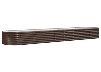 Podwyższona donica malowana proszkowo stal 368x80x36 cm WM-318930