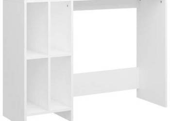 Biurko pod laptopa białe 102,5x35x75 cm materiał drewnopochodny（808341）