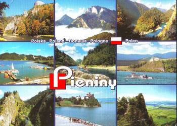 Kart. pozdrow. z  Pienin - Widoki  kas 2008
