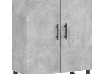 Szafka szarość betonu 695x34x90 cm materiał drewnopochodny WM-827752