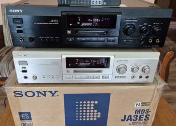 Czarny lub srebrny-Rezerwacja Sony minidisc MDS-JA3 ES mini disc.