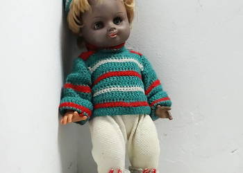 Stara Lalka Vintage PRL Kolekcjonerska Retro Długość 44 Cm