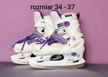 Łyżwy regulowane GRAF - rozmiar 34 - 35 - 36 - 37 [#5]