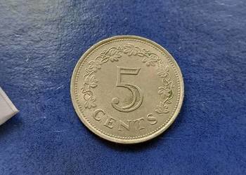 Stare monety 5 cent 1977 Malta