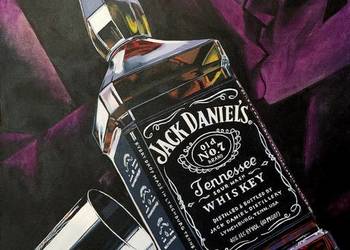 SUPRUNENKO W. obraz na płótnie JACK DANIELS abstrakcja KresArt