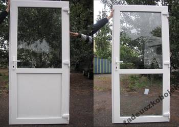 DRZWI PCV SKLEPOWE 100x210 PRODUCENT OD RĘKI