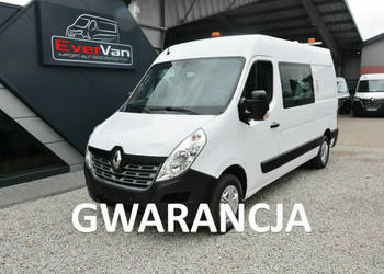 Renault Master średniak 7 osobowy brygadówka doka pełna opcja 130KM